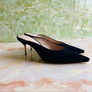 Zara Pointed Kitten Mules